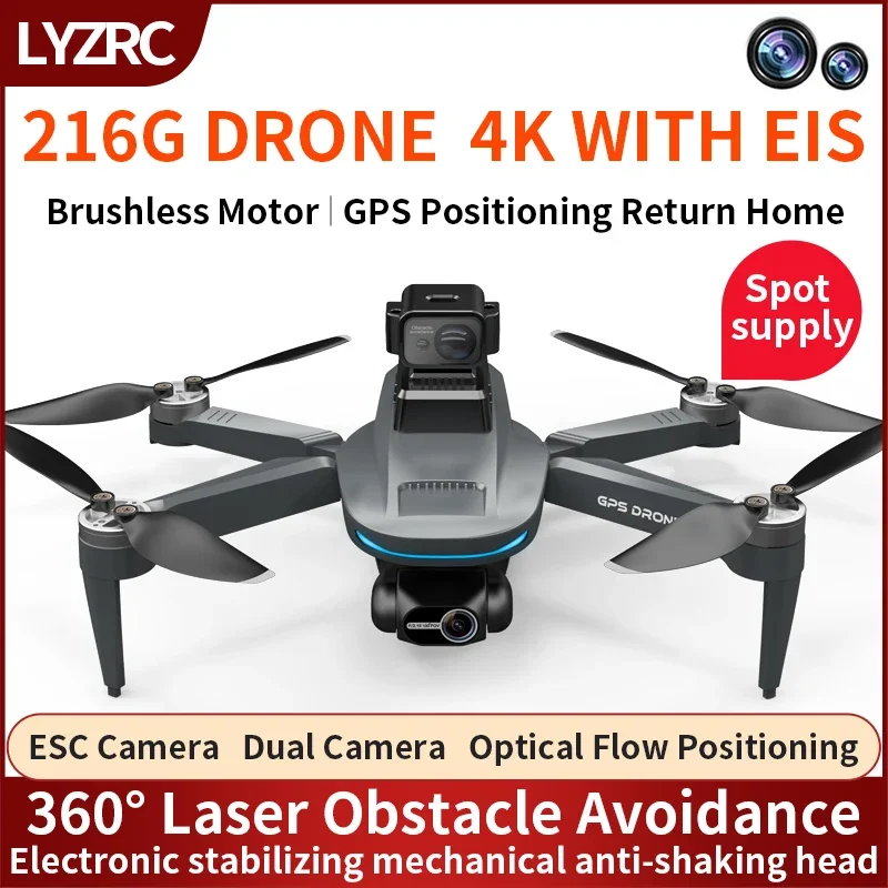 L200 PRO MAX Drone 4K 2-Axis P - مراجعة Drone Camera 4K وسعره