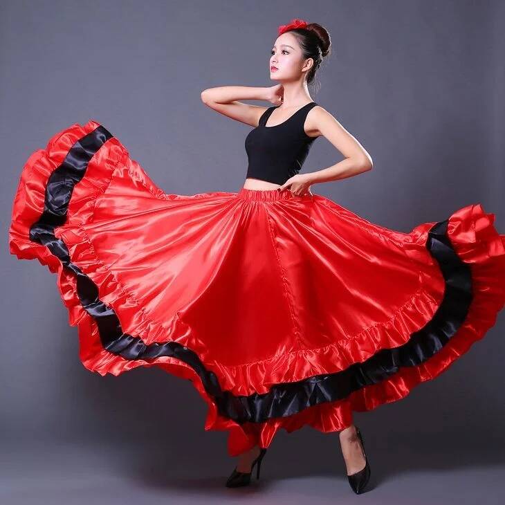 Skirt Gypsy Woman Spanish Flam - مراجعة Drone Camera Stabilized وسعره