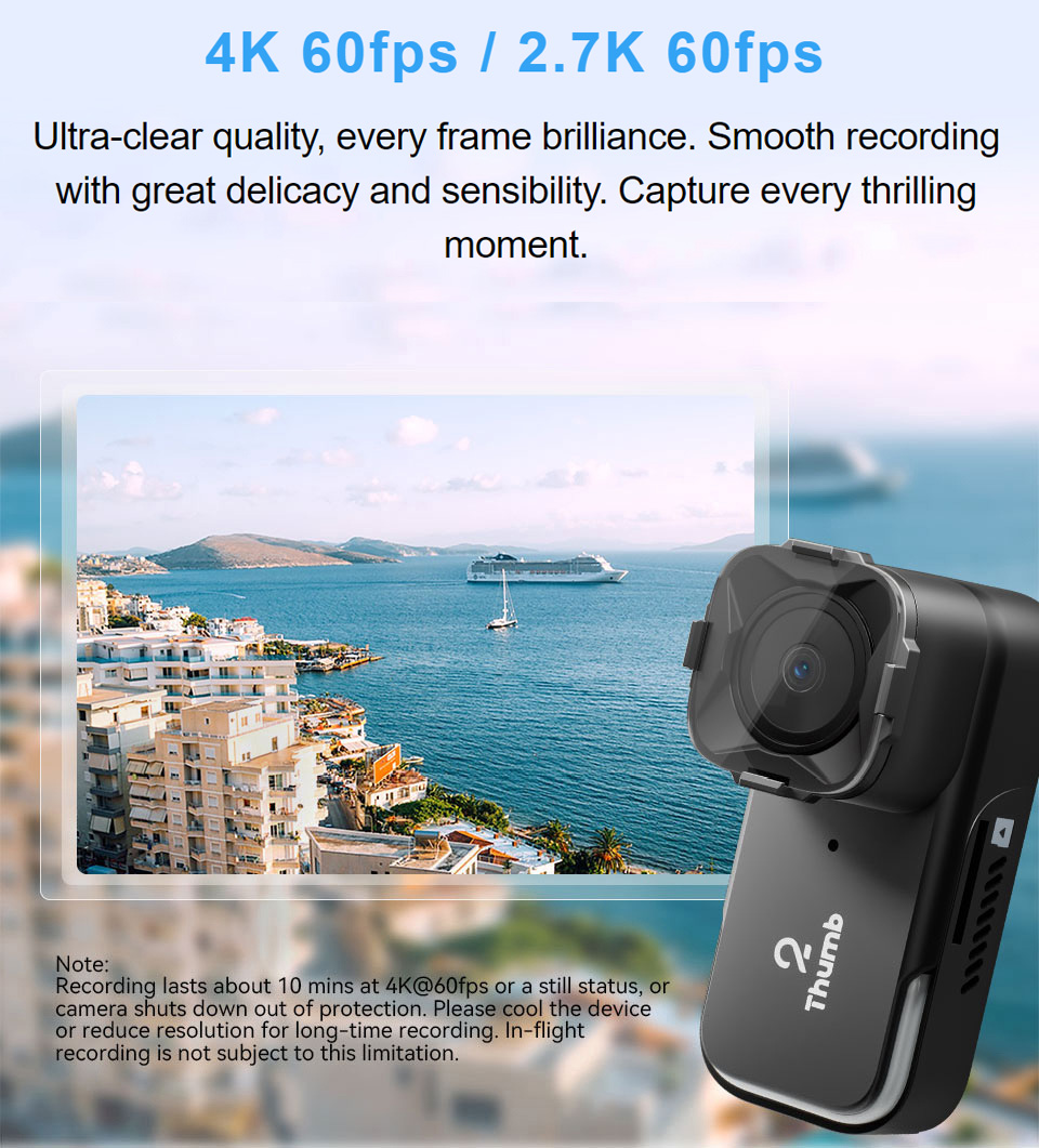 New Version RunCam Thumb 2 4K  - مراجعة Drone Camera 4K وسعره