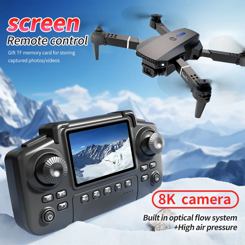 Professional E88 PRO Drone wit - مراجعة Drone Camera 4K وسعره