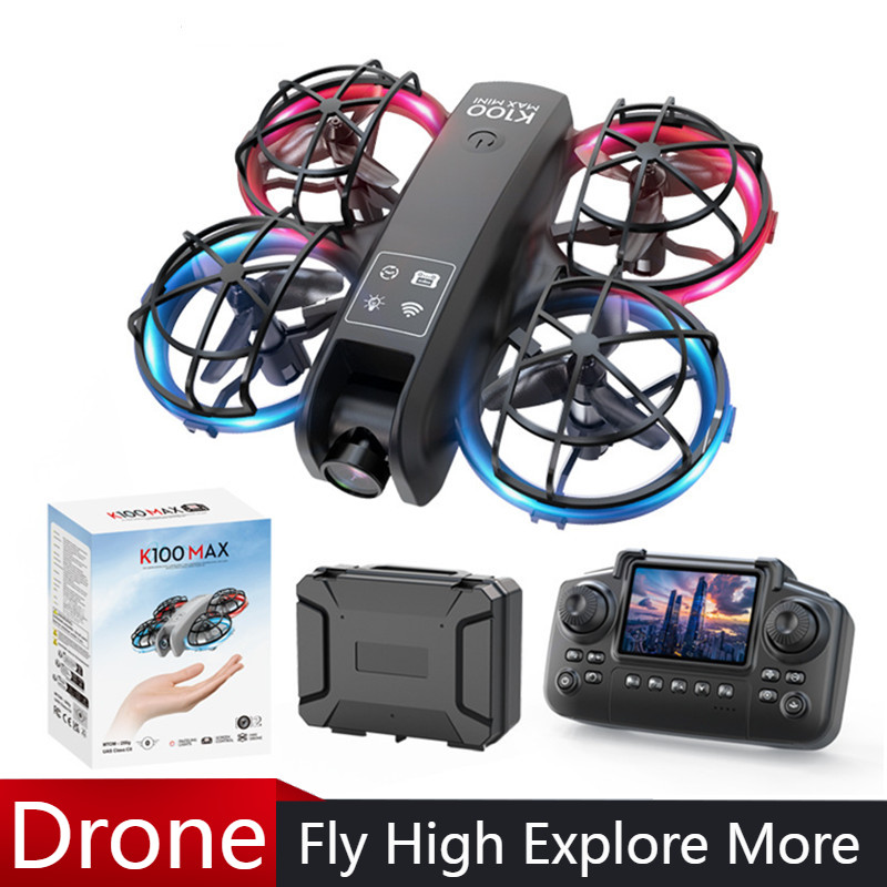 2025 NEW Mini K100 MAX Drone 4 - مراجعة Drone Camera With Gimbal وسعره