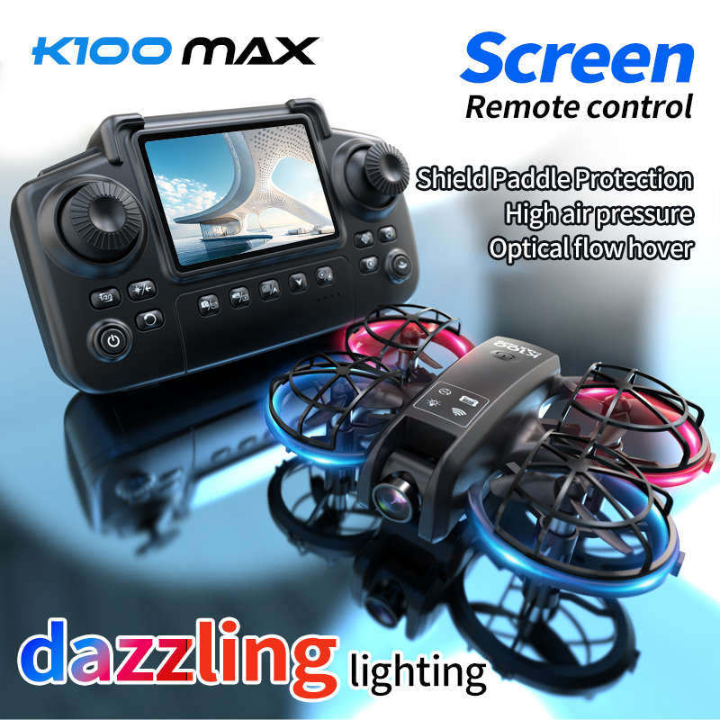 2025 NEW Mini K100 MAX Drone 4 - مراجعة Drone Camera With Gimbal وسعره