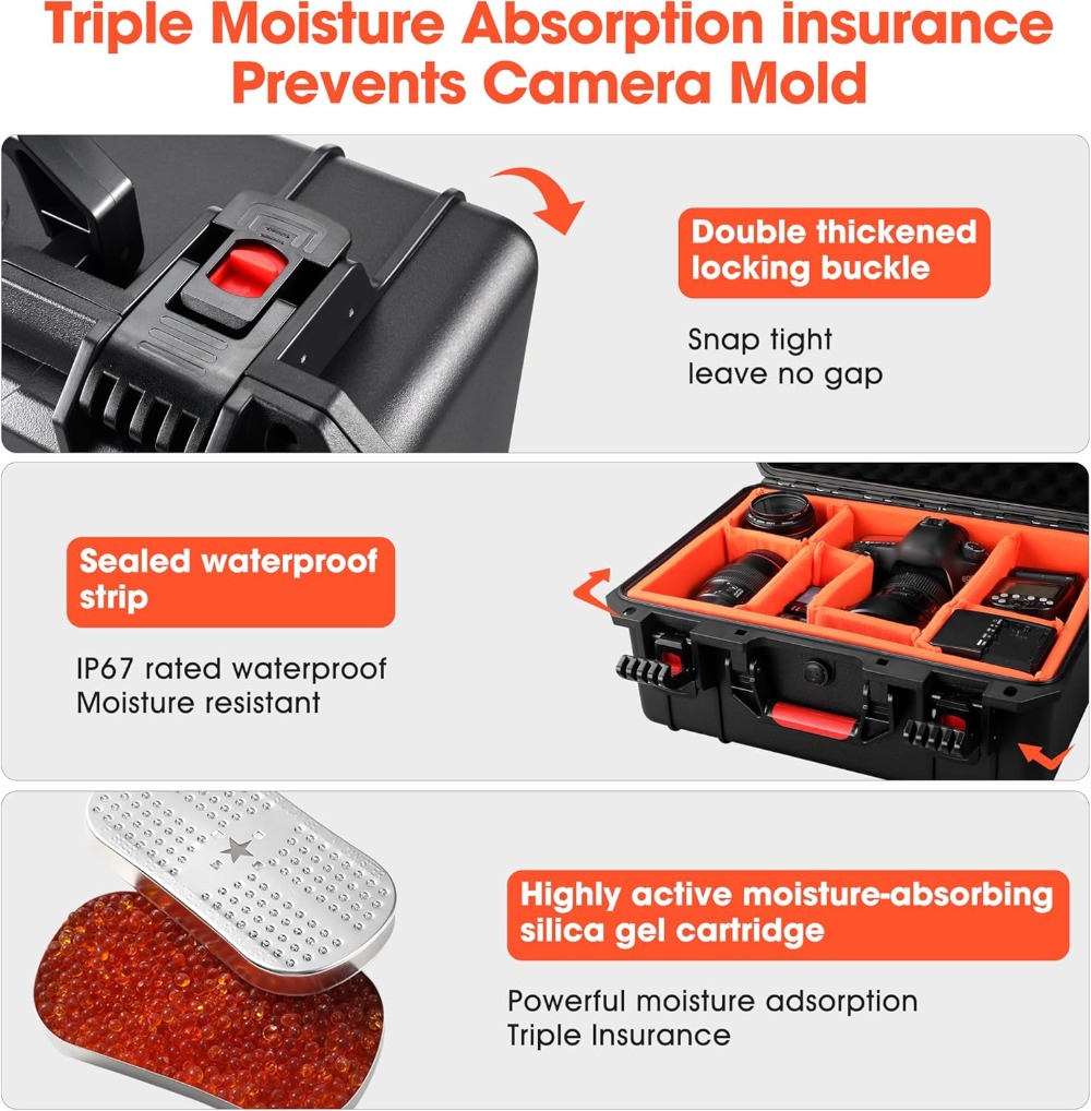 Camera Hard Case DSLR SLR Lens - مراجعة Drone Camera Waterproof وسعره