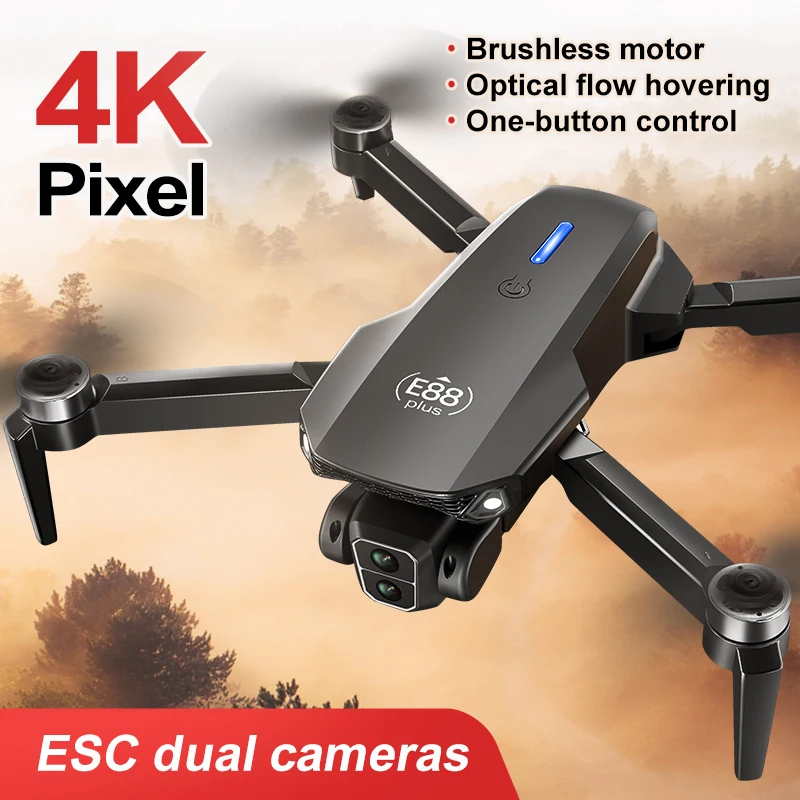 New E88 Plus Quadcopter Drone: - مراجعة Drone Camera Hd وسعره