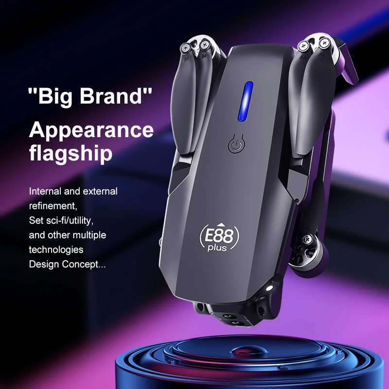 New E88 Plus Quadcopter Drone: - مراجعة Drone Camera Hd وسعره