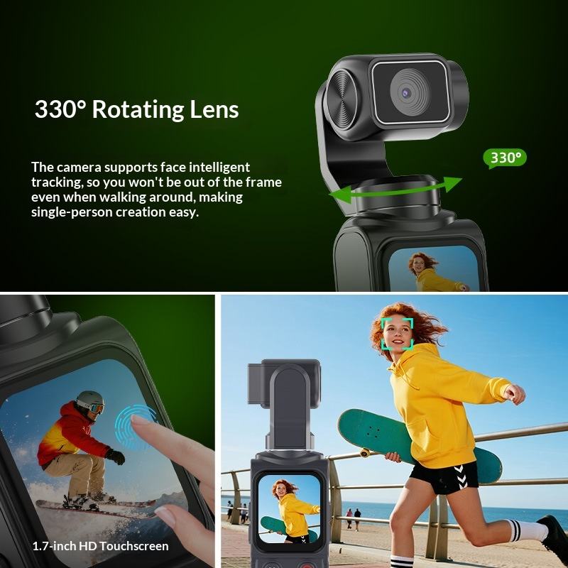 4K Ultra One-tap WiFi Pocket G - مراجعة Drone Camera Stabilized وسعره