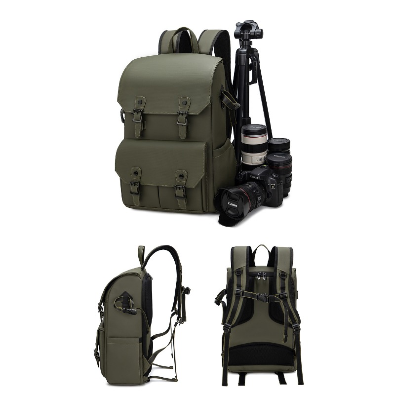 SLR double shoulder camera bag - مراجعة Drone Camera Waterproof وسعره