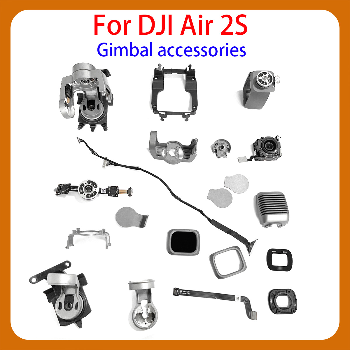 Original AIR 2S Drone Gimbal C - مراجعة Drone Camera Filter وسعره