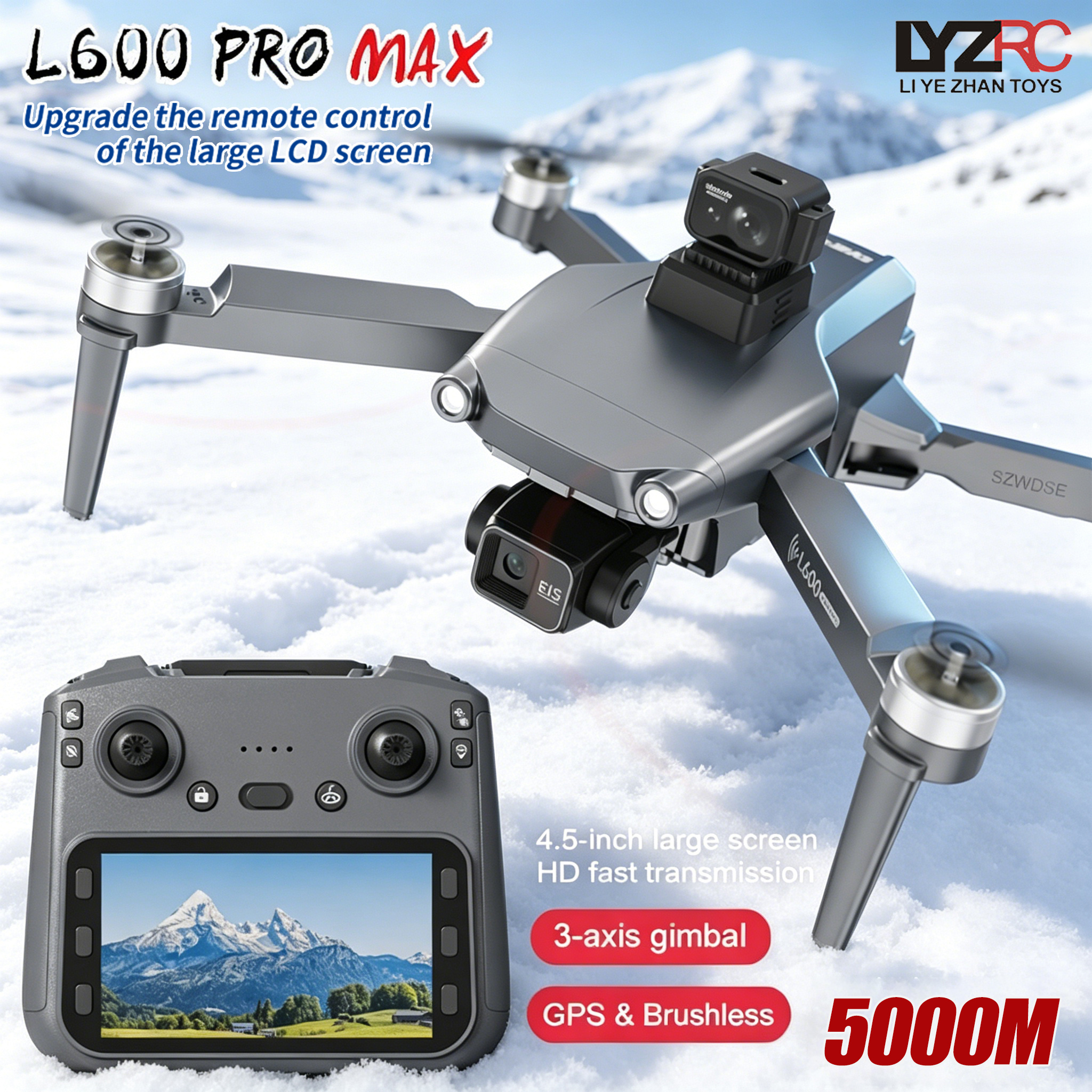 L600 MAX GPS Drone Professiona - مراجعة Drone Camera Professional وسعره