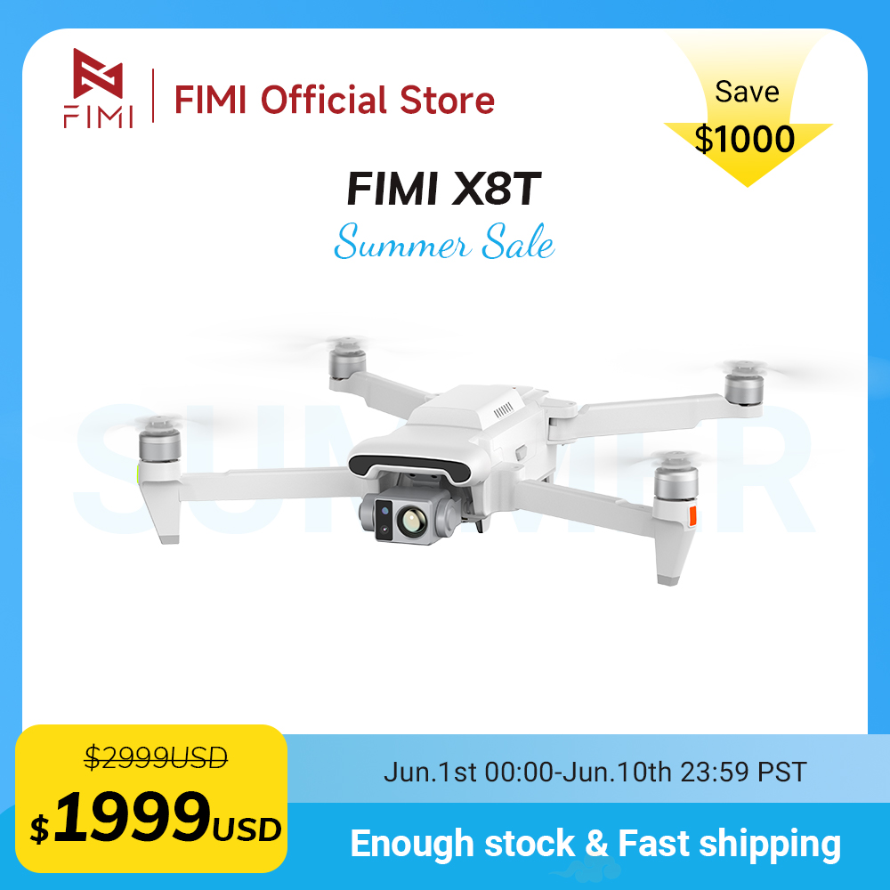 FIMI X8T Drone Thermal Infrare - مراجعة Drone Camera Thermal وسعره