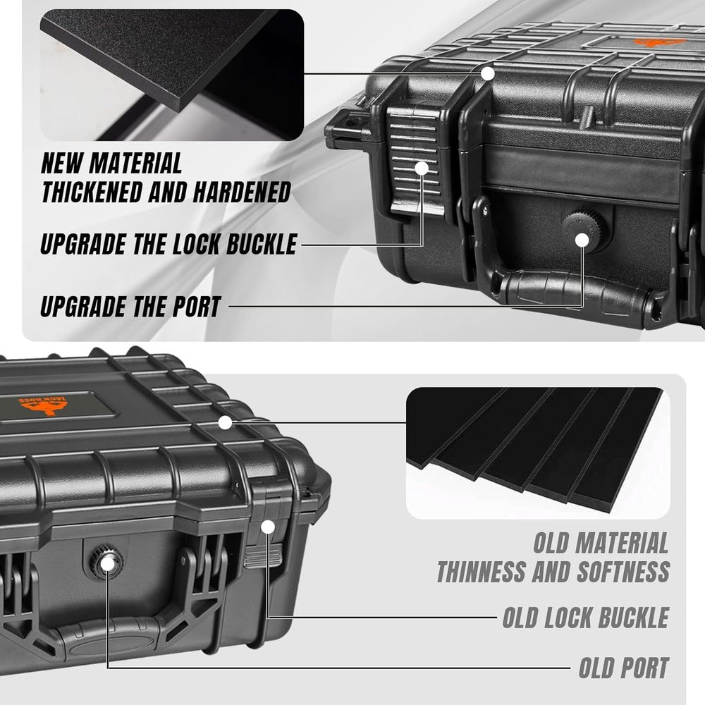 Portable 16x12.8x6.8 Weatherpr - مراجعة Drone Camera Case وسعره