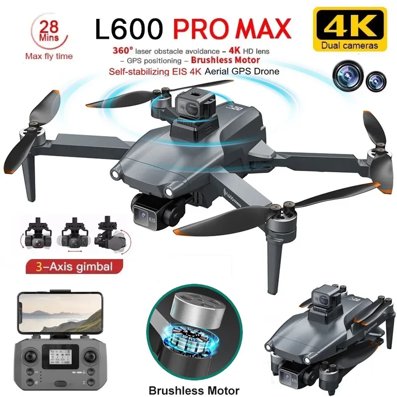 L600 PRO MAX GPS Drone Profess - مراجعة Drone Camera Hd وسعره