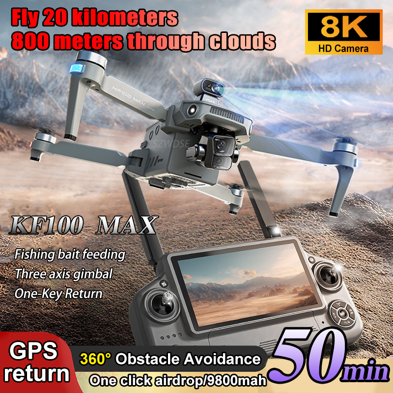 SJRC KF100 MAX 8K UHD Photo HD - مراجعة Drone Camera Hd وسعره