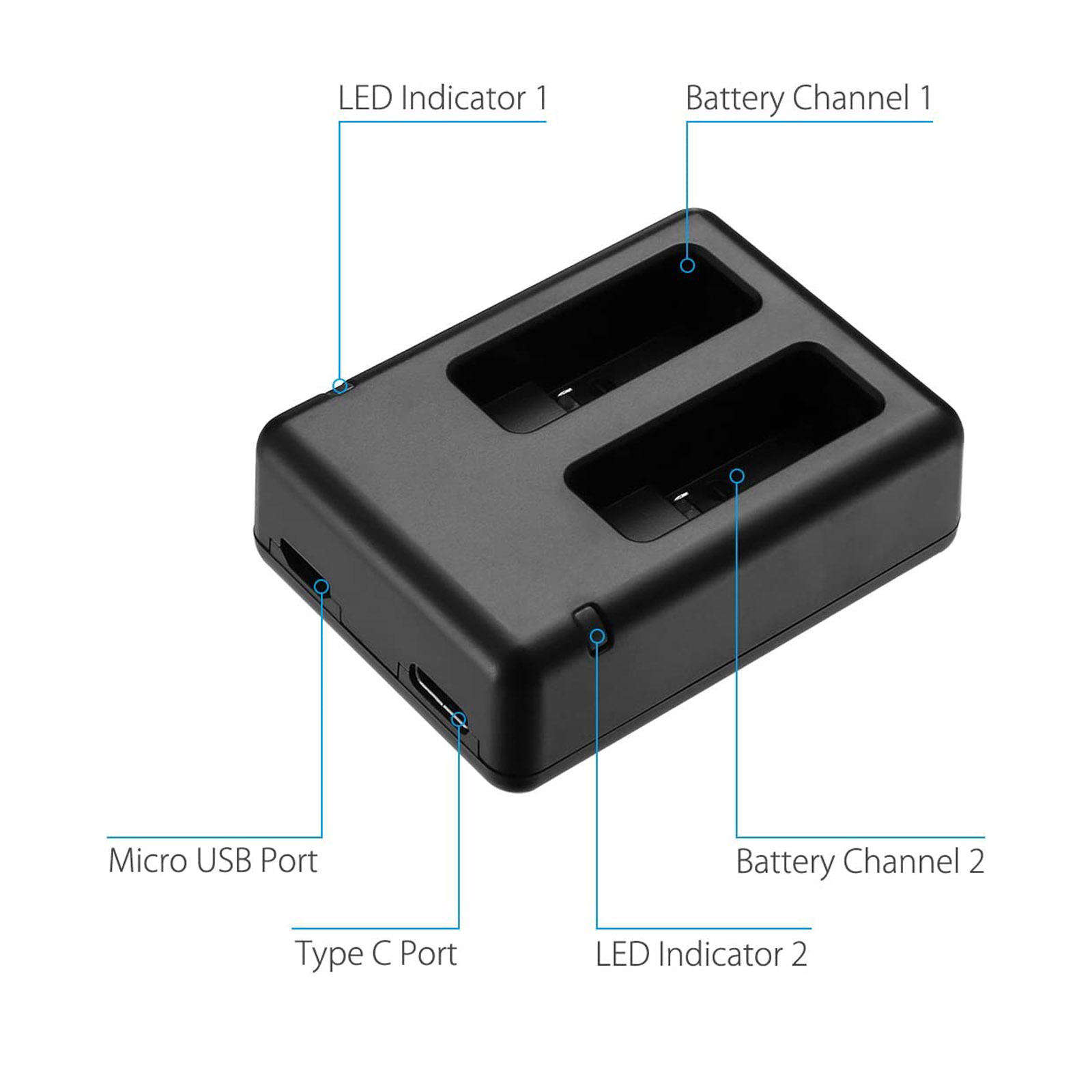 Suitable for GOPRO Hero 5 Char - مراجعة Drone Camera Action وسعره