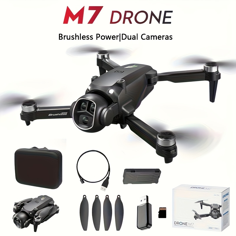 Upgraded Brushless Drone with  - مراجعة Drone Camera Vlog وسعره