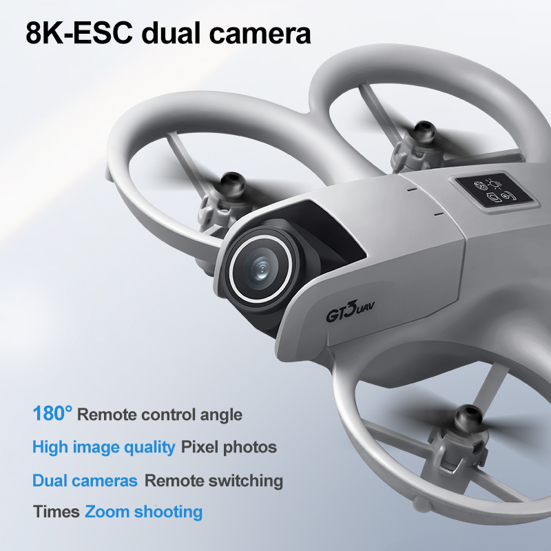 New GT3 Mini RC Drone 8K 5G Ae - مراجعة Drone Camera Mount وسعره