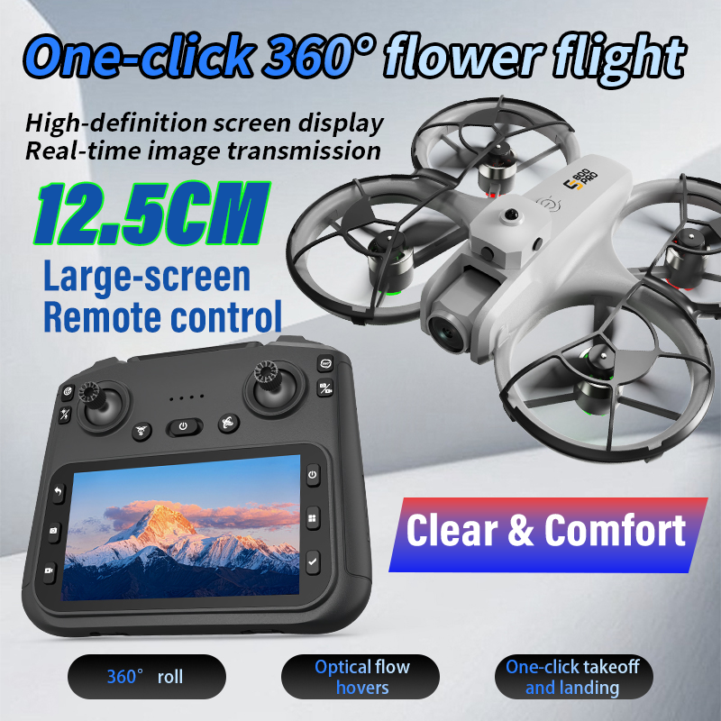 ES800PRO Drones 12.5CM Screen  - مراجعة Drone Camera Vlog وسعره