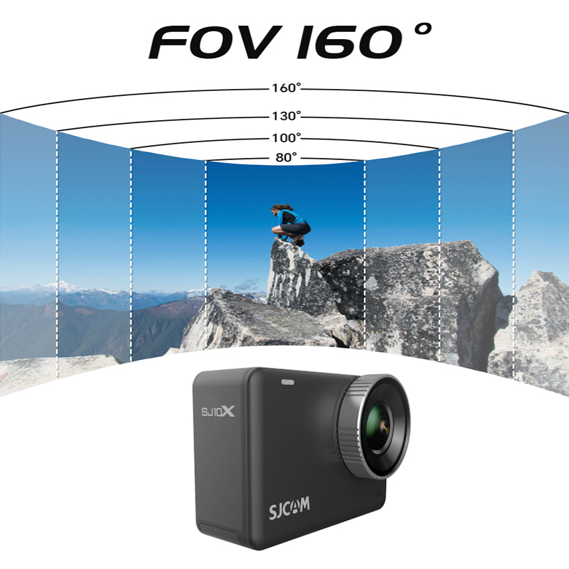 SJCAM SJ10X Waterproof Action  - مراجعة Drone Camera Action وسعره