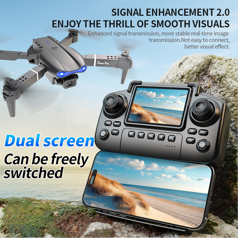 E99 PRO Drone Screen Control A - مراجعة Drone Camera Mount وسعره