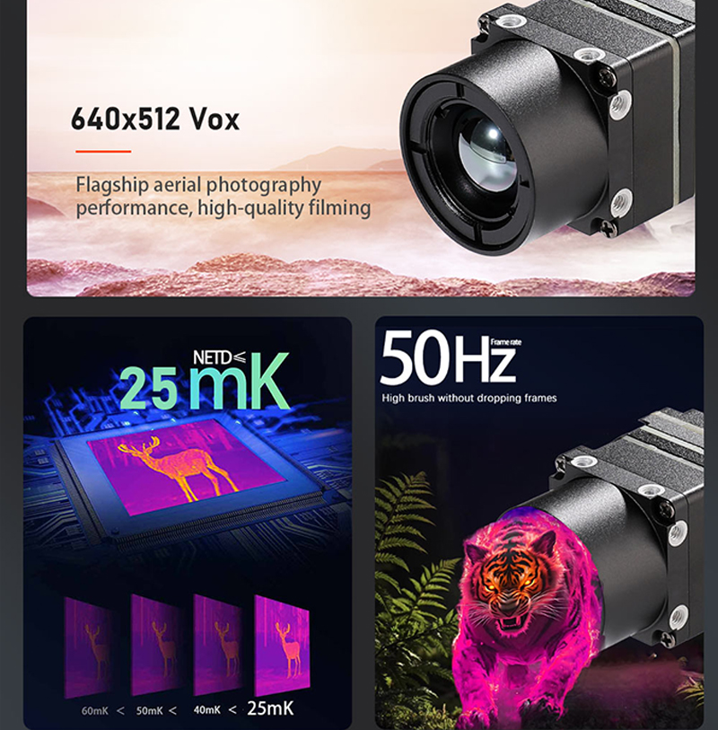 New Arrival 640x512 FPV Drone  - مراجعة Drone Camera Thermal وسعره