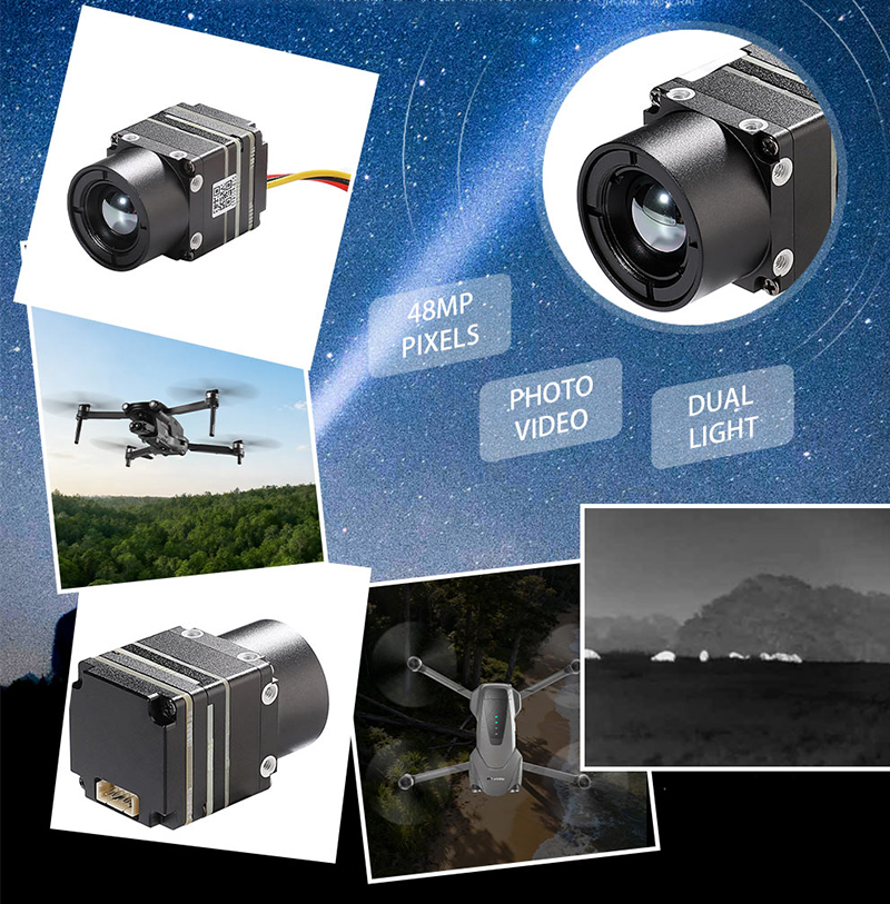 New Arrival 640x512 FPV Drone  - مراجعة Drone Camera Thermal وسعره